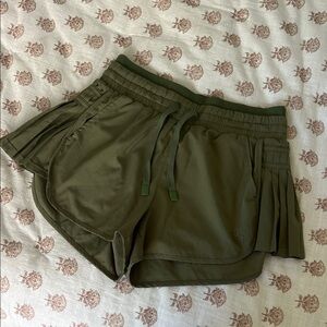 JoyLab Olive Green Women's Athletic Shorts